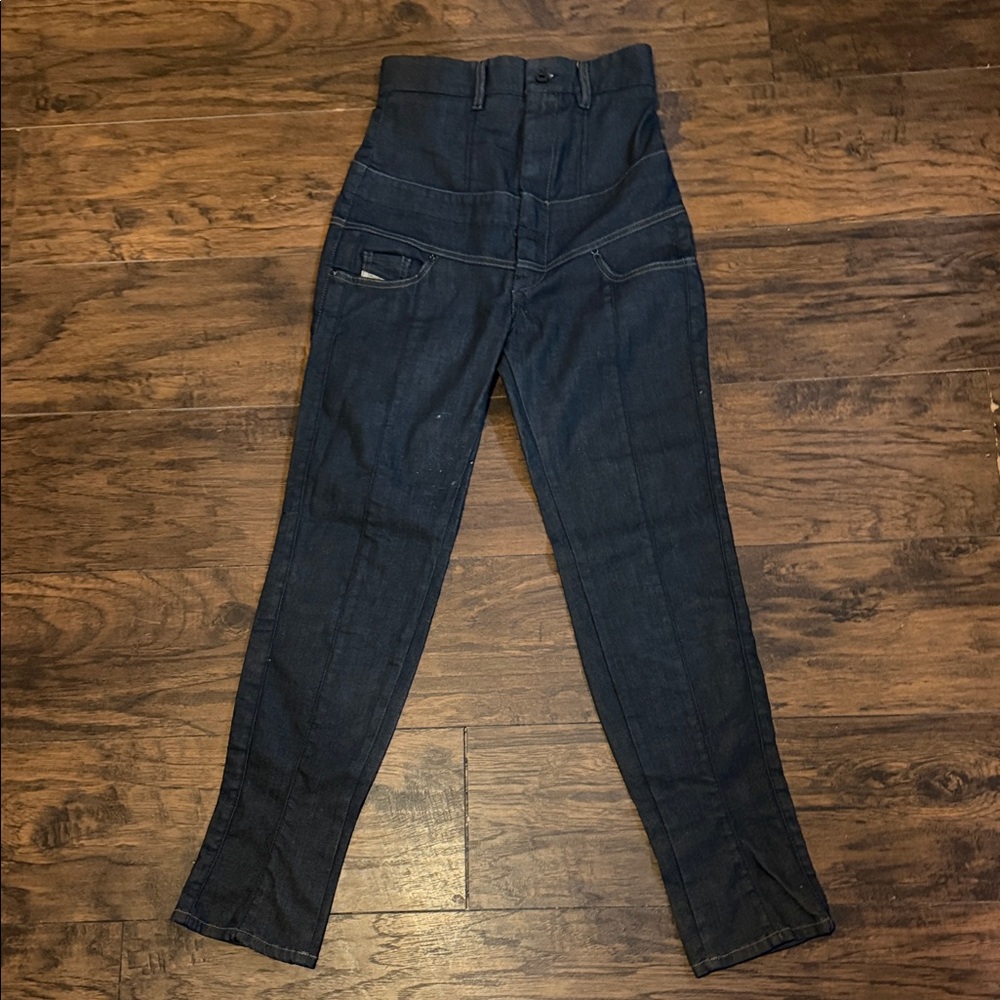 Women's Diesel Industry Skinny Jeans - Dark Blue